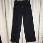 Everlane  Black Button Fly The Wide Leg Jeans 25 Photo 1