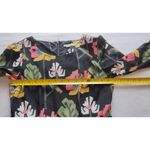 Fossil Women’s Dress 3/4 Sleeve Trees Birds Boho Mini Black Size S Photo 8