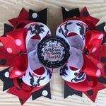 Chic Fil A Boutique Hair Bow Red Photo 1