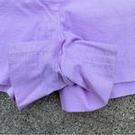 J.Crew Lilac Orchid Flat Front High Waist Stretch Ruffle Shorts Sz 12 Photo 3
