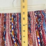 Tribal Boho Print Summer Beach Shorts Womans L Red Size L Photo 5
