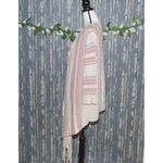 Crystal Kobe Size L Boho Waterfall Open Front Sweater Cardigan Pastels Lace Back Tan Size L Photo 6