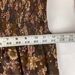Wilfred size small grace midi sun dress brown white floral square neck boho Photo 9