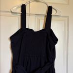 Everlane  The Cotton Weave Picnic Dress in Navy Blue Photo 8