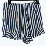 Show Me Your Mumu Striped Tie Waist Ruffle Hem Skort XS Photo 2