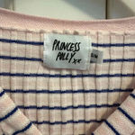 Princess Polly  Striped Cropped Sweater Top Cardigan Photo 1