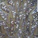 Mac Duggal  5124 Green Beaded Long Sleeve Evening Gown Size 6 Photo 8