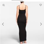 SKIMS  long slip dress in onyx. Size small Photo 1