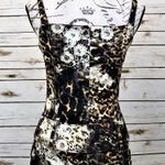 Alberto Makali Rare 80’s Leopard Lace Bodycon Dress Photo 5