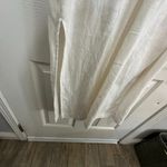 Norton Mcnaughton Women's Cream Linen Floral Design Maxi Dress Size XL Photo 6