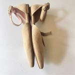 Old Navy Women's Pointy Toe Low Heel Ankle Strap Flats Desert Floor Sz 8 Photo 10