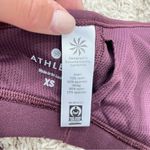 Athleta Stealth Strappy Sports Bra Maroon XS Photo 6