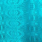 Olsenboye Vintage Teal Lacy Dress Size Small w/Long Sleeves Photo 4