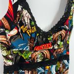 Shrine Of Hollywood Vintage Cocktail Dress Classic Monster Print Photo 8