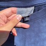 Universal Threads Universal Thread Womens Blue Tie Dye Long Sleeve Crew Neck Pullover Sweatshirt Photo 1