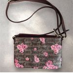 Juicy Couture Pink Bloom Brown Crossbody Photo 5