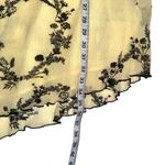 Ganni NWT Georgette Floral Pleated Yellow Chiffon Midi Skirt 42 US 10/12 Photo 8