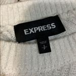EXPRESS NWOT white open back sweater size small Photo 3