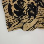 Mercer Street L Black Gold Roses Cardigan Sweater Size L Photo 4