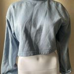 Divided H&M | Blue Turtleneck Cropped Long Sleeve Sweater Sweatshirt | Small Photo 0