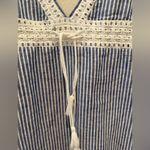 J.Crew Nautical Stripe Swimsuit Coverup Dress size XS Photo 3
