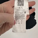 Armani Exchange Women’s Dark Navy Polo Shirt Medium A|X Logo Buttons Cotton Photo 7