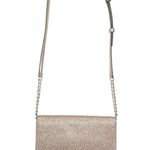 Kate Spade NWOT Crossbody Tinsel Rose Gold glitter envelope mini bag Photo 4