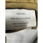 Eileen Fisher  Womens Button Front Silk Blouse Long Sleeve Green Size Medium‎ Photo 2