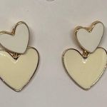 Sweet Heart Shape Titanium Steel Earrings Gold Photo 1