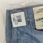 L'Agence  Alicent High Waist Wide Leg Jeans in Havana Blue Relaxed US 23 NWT Photo 12