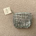 NEW Pop Top Soda Can Tops Makeup Bag Cosmetic Case Bottle Cap NWT 5” by 5” Silver Photo 0