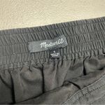 Madewell Silk Skirt Elastic Waist A-Line Slit Across Front Womens Size Large Photo 1