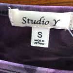 Studio Y NWT  BLOUSE CUT OF SHOULDERS WITH CHAINS Photo 1