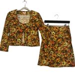Unique Vintage Vtg 70s floral two pice set size S/M Photo 1