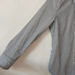 J.Crew Slim-Fit Stretch Cotton Poplin Button Down Shirt White Black Stripe 00P Photo 3