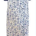 J.Jill Women's Wearever Collection Blue Floral Sleeveless Tunic Photo 4