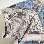 Sinful  Women's Top with Blue and Gray Design Photo 6