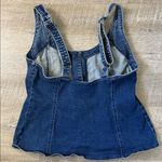Free People  Kara Vest in Rugged Denim Size XL Photo 2
