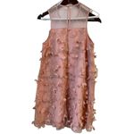 BCBGeneration  Embroidered Floral Applique Chiffon Dress Size Small Photo 2