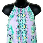 Lilly Pulitzer Women’s Bowen Halter Swim Top Multicolored Size Small Photo 2