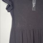 Lulu's Black Mini Dress with Ruffle Sleeves Size M Photo 6