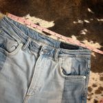 ALL SAINTS Kim Two Tone Asymmetric Hem Jeans in Mid Indigo Size 27 Photo 6