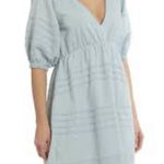 7 For All Mankind  blue open back dress Photo 1