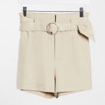 Stradivarius Tan Paper Bag Short Photo 0