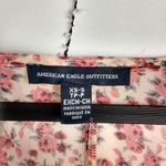 American Eagle  XS Pink Roses Sheer Duster Photo 3