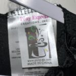 Gothic Black torn shredded look Dress with White Cross Pattern Size L Photo 12