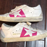 Golden Goose superstar White / Pink leather women's sneakers size 35 Photo 0
