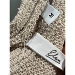 Elan Women's Dress Knit Tank Top White Tiered Maxi Dress Size M Medium Photo 5