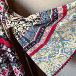 Melissa Paige  Multicolor Patterned crocheted V-Neck boho style Tunic 1X Photo 2