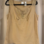 Emma James  Beige Embroidered Women's Top Photo 0